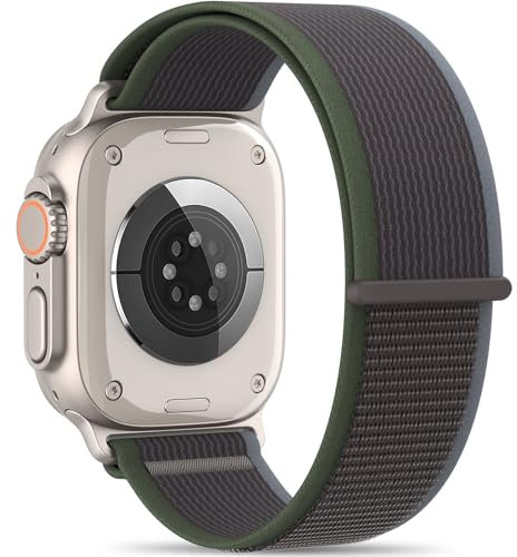 Yoohoo Correas Trail Loop Compatible con Correa Apple Watch 42mm(Series 10) 41mm 40mm 38mm, Correas Ajustables Deportivas de Nylon para iWatch Series 10 9 8 7 6 5 4 3 2 1 SE Ultra 2/Ultra