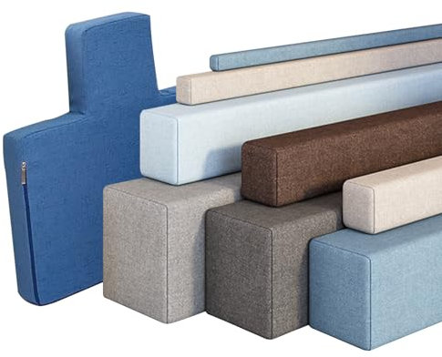 Celtty Benutzerdefinierte Größe Bettlückenfüller, Bett Wandspaltenfüller mit Abnehmbarem Bezug Rechteckig Bettbrücken Matratzenverlängerung