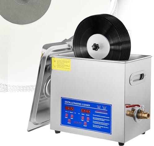 WEIMILOR Ultraschall-Teilereiniger 6,5 l, beheizter Ultraschall-Vergaserreiniger, industrielle Ultraschall-Vergaserreinigungsmaschine mit digitalem Timer für Schmuck, Brillen, Zahninstrumente