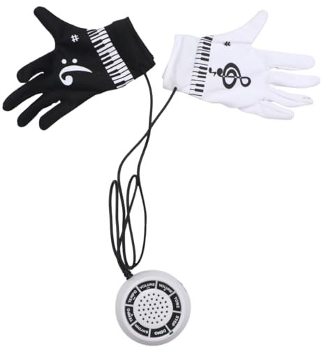 BESTonZON 1 Paar E Piano Handschuhe Klavierhandschuhe Lustige Handschuhe Musikhandschuhe Für Konzert