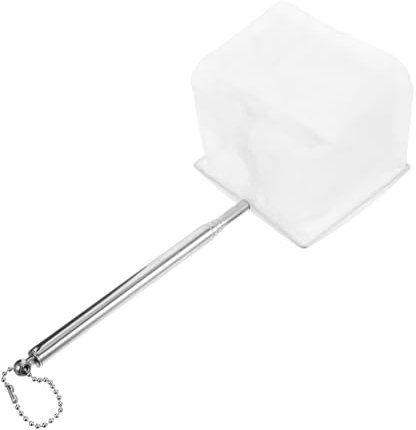 Supvox Zusammenklappbares Aquarium-fischernetz Mit Griff Aus Rostfreiem Stahl Faltbares Fischkescher-Netz Für Süßwasser Und Teich Verstellbare Teleskopstange