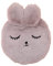 Bouillotte eau Chaude Bouillotte Avec Couverture D'oreilles De Lapin En Peluche Sac À Eau Chaude Rond Pour Soulager La Douleur Dans Le Cou Nuits Douillettes Bouillotte Mère Fille Petite Amie(A)