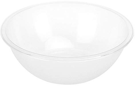 SYH&AQYE Insalata e Portata in Plastica Trasparente, Ciotole da Portata Rotonde, Snack per Feste O Insalatiera, Confezione in Plastica Trasparente, Grandi Ciotole da Portata Rotonde in Acri