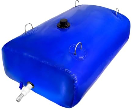 Milageto Réservoir d'eau Portable pour Stockage d'eau, Sac à Eau Souple, réservoir d'eau de Grande capacité pour Camping d'urgence, extérieur, 350 L