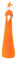 Cabilock 1Stk Pfau Kopf Modell Wohnkultur Girlande Party Gänseblümchen Dekorationen künstliche blüten kunstblumen gesteck blumendeko Foto -Requisiten simulierter Pfau Goldener Samt Orange