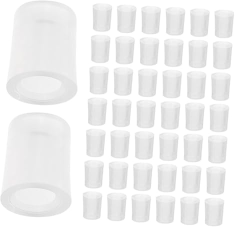 PartyKindom 50 Pièces Tête de conversion d'emballage de parfum Distributeur de parfum Adaptateur de bandeau de spa pour se laver le visage Filtre outils de pompe de recharge de