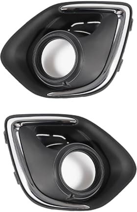 Nebelscheinwerfer Abdeckung für Mitsubishi ASX 2013-2015, Nebelscheinwerferrahmen, vorderer Stoßfänger, unterer Kühlergrill, Nebelscheinwerferabdeckung mit Heller Leiste