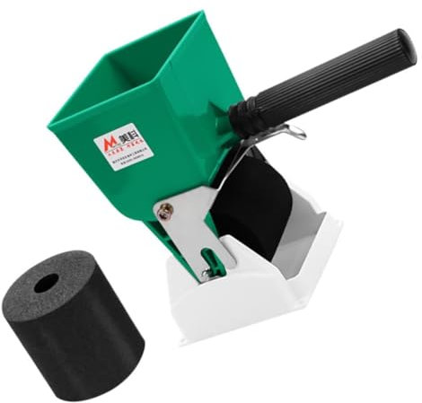 Vaguelly Portable Manual Glue Applicator Roller for Woodworking Wide Adhesive Roller with Rollers and Base for Wallpaper Applications