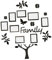Homoyoyo 1 Ensemble De Stickers Muraux Cadre Photo Arbre Généalogique Décoration Murale Cadres Photo Autocollant Pour Décoration Autocollant Pour Mur Salon Autocollant Mural 3D
