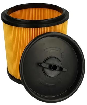 1pack De Filtre Plissé De Rechange For Aspirateur Parkside, Compatible Avec Les Aspirateurs Eau Et Poussière PNTS 23E, 1250, 1300, 1400