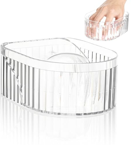 GALPADA Bol de Trempage Acrylique pour Polissage et Assouplissement des Cuticules Outil de Manucure pour Ongles pour Salon de Beauté et Manucure