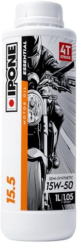 IPONE - 4-Takt-Motorradöl 15W50 15.5-1 Liter - Halbsynthetisch - Schutz des Motors - Optimale Schmierung
