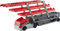 Hot Wheels Mega Transporteur Rouge et Noir, Camion pour Transporter Jusque 50 Petites Voitures, Jouet pour Enfant, CKC09 Exclusivité sur Amazon