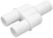 3S SuperSamaStore Raccordo a Tre Vie per Tubazioni di Scarico Condensa, Giunto Triplo, Raccordo Y Professionale, con 3 Attacchi Maschio Diametro 16 Mm, Plastica Resistente, Bianco