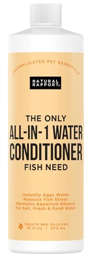 Natural Rapport Aquarium Water Conditioner, All-in-1 Dechlorinator, 16 oz