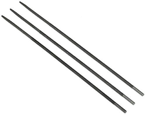 ISE Round Chainsaw Saw Chain Files (3 pack) 4.8mm 3/16 & FREE Handle