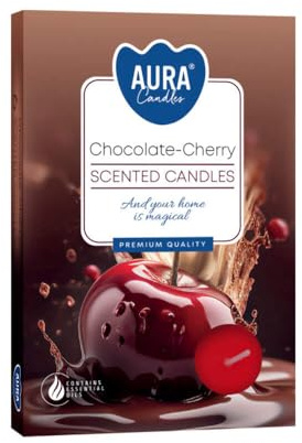 Bispol Scented Tealights 6 Pcs - Chocolate-Cherry