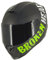 Broken Head BeProud Sport Grün Motorradhelm Mit 2 Visieren (Klares + Schwarzem Visier) - Integralhelm Matt-Schwarz - Größe XS (53-54 cm)