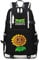 WANHONGYUE Plants vs. Zombies Game Backpack Student Schoolbag Laptop Book Bag Casual Dayback Black-11