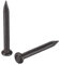 sourcing map Hardware Clavos Carbono Acero Punta Extremo Pared Cemento Clavo 20mm (0,8) 2mm Varilla Dia Negro 300Uds