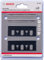 Bosch 1 jeu de couteaux de rabot Pro (pour planches revêtues de plastique, bois dur, 190 x 140 mm, accessoire professionnel pour raboteur)