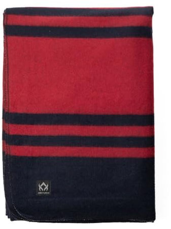 Arcturus Mt. Rainier Wool Blanket - Over 4 Pounds Warm, Heavy, Washable, Large | Great for Camping, Outdoors, Survival & Emergency Kits (Lava Canyon)