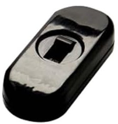 Interrupteur unipolaire à glissière. Design de Achille Castiglioni