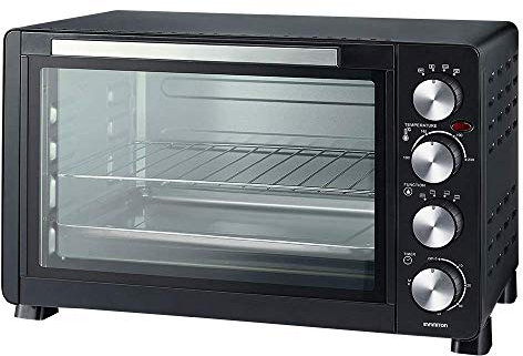 INFINITON HORNO CONVENCION SOBREMESA HSM-18N30 (30L, 1500W, Negro, Temperatura hasta 230ºC y Tiempo hasta 60 Minutos, Horno portatil)