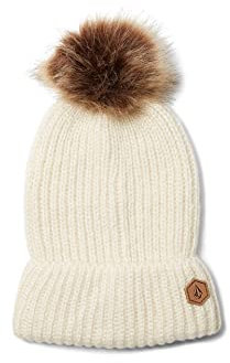 Volcom Damen Lula Beanie, Gebrochenes Weiß, Einheitsgröße