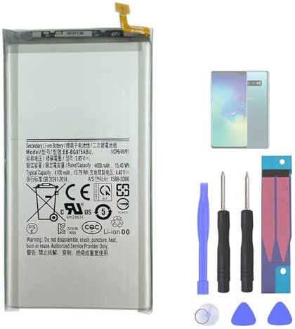 Aousavo EB-BG975ABU ersatz akku Kompatibel mit Galaxy S10 Plus Galaxy S10+ SM-G975D SM-G975U SM-G975W