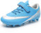 ASOCO DREAM Zapatillas de Fútbol Niño Calzado de Fútbol Spike Aire Libre Zapatos de Deporte Adolescentes Atletismo Training Botas de Fútbol,Azul,29 EU