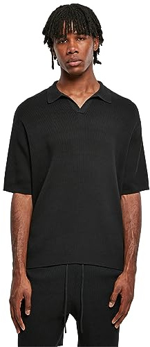 Urban Classics Herren T-Shirt Ribbed Oversized Shirt Black XXL