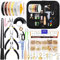 Tanstic 958Pcs Jewelry Making Supplies Kit With Tools, Pliers, Wires, Jump Rings, Findings and Storage Bag for Repair and Beading
