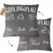GEBETTER 45 x 45cm Zierkissenbezug mit 6 Taschen Lieblingsplatz Lustige Kissenbezug zum Befüllen Kissenhülle Geschenk Zierkissenhülle zum Geburtstag Dekokissenhülle Weihnachten Sofakissenhülle