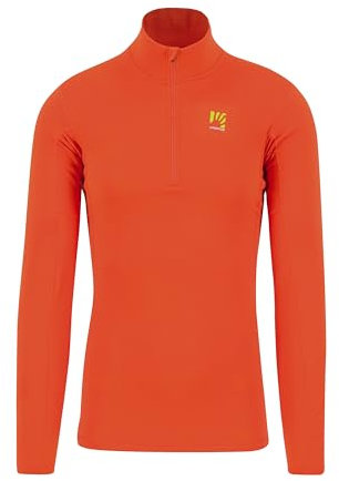 KARPOS 2500813-024 CRODA Light Half Zip Maglia Lunga Uomo Spicy Orange Taglia L
