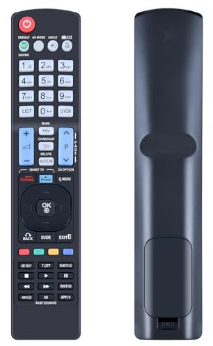 GOUYESHO Telecomando di ricambio AKB72914050 per LG LED LCD Plasma TV 55LW579S 32LW579S 42LW650S 47LW650 55LW5500 42LW650S 47LW650G 42LW650W 47LW650T 50T 5LW65 0 42LW450N per telecomando LG