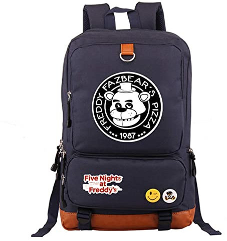 QJIRZB Unisex Fnaf Rucksack Schultaschen 17 Zoll Laptop Rucksack Schulrucksack Reisetasche Laptop Rucksack, Typ-i, One size