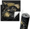 TMK ArtDeko Herdabdeckplatte Einteilig Küche Herdabdeckung Ceranfeld Herdabdeckplatten Anti Rutsch Matte Aufrollbar 60x52 cm, Blumen Grau