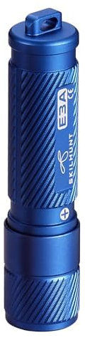 SKILHUNT E3A Small Keychain Mini Light Super Tiny Key Chain Torch AAA Battery(Included) Pocket EDC LED Flashlight for Indoor and Outdoor (Royal Blue High CRI)