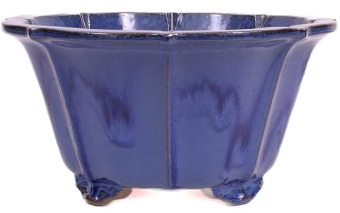 generisch Bonsai - Kaskadenschale rund 39 Ø x 20 cm blau frostfest 50203