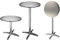 HEFZGDB Klappbarer Bistrotisch Aluminium Rund 60×60×(58-115) cm Campingtisch Gartentisch Balkontisch Geeignet für Gärten, Terrassen, Decks.