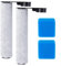 FUANA Aspirador para cepillo de rodillo accesorio cepillo rollo esponja piezas de repuesto para Eureka New 430 Wet And Dry Vacuum Kit (C)