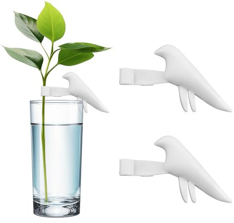 2uds Soporte para Brotes y Esquejes, Lindo Soporte de Planta Plant Propagation Buddy Soporte para Esquejes para Brotes Tallos Brotes Jardinería Regalos para Amantes de Las Plantas