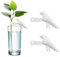 2uds Soporte para Brotes y Esquejes, Lindo Soporte de Planta Plant Propagation Buddy Soporte para Esquejes para Brotes Tallos Brotes Jardinería Regalos para Amantes de Las Plantas