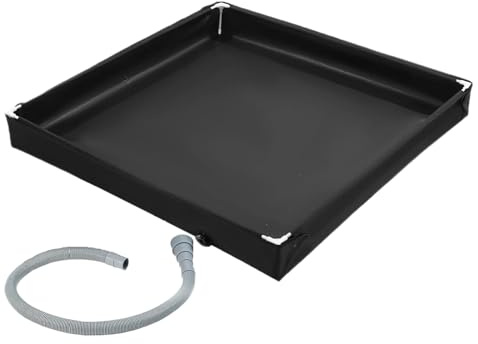 Mihauuke Duschwanne Mit Ablauf,Tragbare Faltbare Duschablaufwanne - Stehbadwanne Mit Drainage Für Camping Zelt Outdoor Aktivitäten Wandern Und Reisen