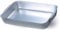 Pentole Agnelli ALMA15036 Rostiera Rettangolare con Maniglie, Alluminio, Argento, 36 x 26 x 8 cm
