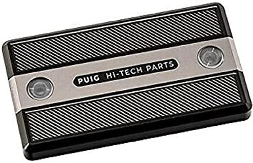 Puig 9270P Brems-/Kupplungsflüssigkeitsdeckel CNC-gefräst, Silber