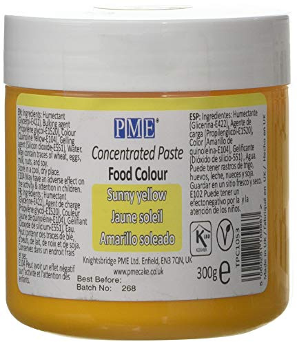 PME Paste Food Colour - Sunny Yellow (300g)