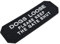 FLAMEER Bold Black and White, Easy to See Warning, Outdoor Notice,Rustic PVC Dog Loose Gate Sign Wall Plaque Board Door Wall Hanging Decoration for Home Garden - DOGS LOOSE
