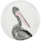 Maxwell & Williams - Petite Assiette en Porcelaine, Dessin de Pélican Australien, Collection Marini Ferlazzo, 20 cm - Multicolores